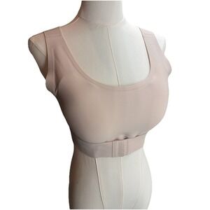 SHECURVE Posture-Correcting Wireless Bra XL Nude Seamless Wide Straps Excellent!